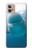 S1801 Beluga Whale Smile Whale Hülle Schutzhülle Taschen für Motorola Moto G32