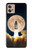 S3859 Bitcoin to the Moon Hülle Schutzhülle Taschen für Motorola Moto G32