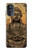 S0344 Buddha Rock Carving Hülle Schutzhülle Taschen für Motorola Moto G52, G82 5G