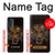 S0575 Tiger Face Hülle Schutzhülle Taschen für Motorola Moto G52, G82 5G