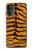S0576 Tiger Skin Hülle Schutzhülle Taschen für Motorola Moto G52, G82 5G