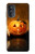 S1083 Pumpkin Spider Candles Halloween Hülle Schutzhülle Taschen für Motorola Moto G52, G82 5G