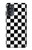 S1611 Black and White Check Chess Board Hülle Schutzhülle Taschen für Motorola Moto G52, G82 5G