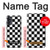 S1611 Black and White Check Chess Board Hülle Schutzhülle Taschen für Motorola Moto G52, G82 5G