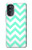 S1723 Mint Chevron Zigzag Hülle Schutzhülle Taschen für Motorola Moto G52, G82 5G