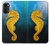 S2444 Seahorse Underwater World Hülle Schutzhülle Taschen für Motorola Moto G52, G82 5G