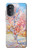 S2450 Van Gogh Peach Tree Blossom Hülle Schutzhülle Taschen für Motorola Moto G52, G82 5G