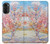 S2450 Van Gogh Peach Tree Blossom Hülle Schutzhülle Taschen für Motorola Moto G52, G82 5G