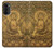 S2452 Buddha Bas Relief Art Graphic Printed Hülle Schutzhülle Taschen für Motorola Moto G52, G82 5G