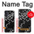 S2544 Japanese Kimono Style Black Flower Pattern Hülle Schutzhülle Taschen für Motorola Moto G52, G82 5G