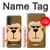 S2721 Cute Grumpy Monkey Cartoon Hülle Schutzhülle Taschen für Motorola Moto G52, G82 5G