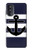 S2758 Anchor Navy Hülle Schutzhülle Taschen für Motorola Moto G52, G82 5G