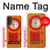 S2780 Vintage Orange Bakelite Radio Hülle Schutzhülle Taschen für Motorola Moto G52, G82 5G