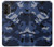 S2959 Navy Blue Camo Camouflage Hülle Schutzhülle Taschen für Motorola Moto G52, G82 5G