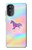S3203 Rainbow Unicorn Hülle Schutzhülle Taschen für Motorola Moto G52, G82 5G