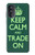 S3862 Keep Calm and Trade On Hülle Schutzhülle Taschen für Motorola Moto G52, G82 5G