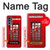 S0058 British Red Telephone Box Hülle Schutzhülle Taschen für Motorola Moto G62 5G