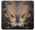 S1091 Rembrandt Christ in The Storm Hülle Schutzhülle Taschen für Motorola Moto G62 5G