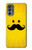S1145 Yellow Mustache Sun Hülle Schutzhülle Taschen für Motorola Moto G62 5G