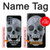 S1286 Diamond Skull Hülle Schutzhülle Taschen für Motorola Moto G62 5G