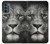 S1352 Lion Face Hülle Schutzhülle Taschen für Motorola Moto G62 5G