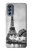 S2350 Old Paris Eiffel Tower Hülle Schutzhülle Taschen für Motorola Moto G62 5G