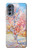 S2450 Van Gogh Peach Tree Blossom Hülle Schutzhülle Taschen für Motorola Moto G62 5G