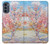 S2450 Van Gogh Peach Tree Blossom Hülle Schutzhülle Taschen für Motorola Moto G62 5G