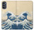 S2790 Hokusai Under The Wave off Kanagawa Hülle Schutzhülle Taschen für Motorola Moto G62 5G