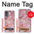 S2843 Pink Marble Texture Hülle Schutzhülle Taschen für Motorola Moto G62 5G