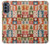 S2854 Cute Xmas Pattern Hülle Schutzhülle Taschen für Motorola Moto G62 5G