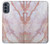 S3482 Soft Pink Marble Graphic Print Hülle Schutzhülle Taschen für Motorola Moto G62 5G