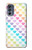 S3499 Colorful Heart Pattern Hülle Schutzhülle Taschen für Motorola Moto G62 5G