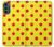 S3526 Red Spot Polka Dot Hülle Schutzhülle Taschen für Motorola Moto G62 5G