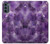 S3713 Purple Quartz Amethyst Graphic Printed Hülle Schutzhülle Taschen für Motorola Moto G62 5G