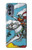 S3731 Tarot Card Knight of Swords Hülle Schutzhülle Taschen für Motorola Moto G62 5G