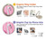 S3805 Flamingo Pink Pastel Hülle Schutzhülle Taschen für Motorola Moto G62 5G