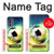 S3844 Glowing Football Soccer Ball Hülle Schutzhülle Taschen für Motorola Moto G62 5G