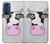 S3257 Cow Cartoon Hülle Schutzhülle Taschen für Motorola Edge 30