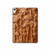S1307 Fish Wood Carving Graphic Printed Hülle Schutzhülle Taschen für iPad 10.9 (2025,2022)