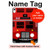 S2058 England British Double Decker Bus Hülle Schutzhülle Taschen für iPad 10.9 (2025,2022)