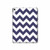 S2345 Navy Blue Shavron Zig Zag Pattern Hülle Schutzhülle Taschen für iPad 10.9 (2025,2022)