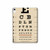 S2502 Eye Exam Chart Decorative Decoupage Poster Hülle Schutzhülle Taschen für iPad 10.9 (2025,2022)