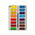S3243 Watercolor Paint Set Hülle Schutzhülle Taschen für iPad 10.9 (2025,2022)