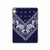 S3357 Navy Blue Bandana Pattern Hülle Schutzhülle Taschen für iPad 10.9 (2025,2022)