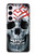 S0223 Vampire Skull Tattoo Hülle Schutzhülle Taschen für Samsung Galaxy S23