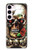 S0753 Skull Wing Rose Punk Hülle Schutzhülle Taschen für Samsung Galaxy S23
