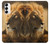 S1046 Lion King of Forest Hülle Schutzhülle Taschen für Samsung Galaxy S23