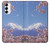 S1060 Mount Fuji Sakura Cherry Blossom Hülle Schutzhülle Taschen für Samsung Galaxy S23