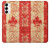 S1603 Canada Flag Old Vintage Hülle Schutzhülle Taschen für Samsung Galaxy S23